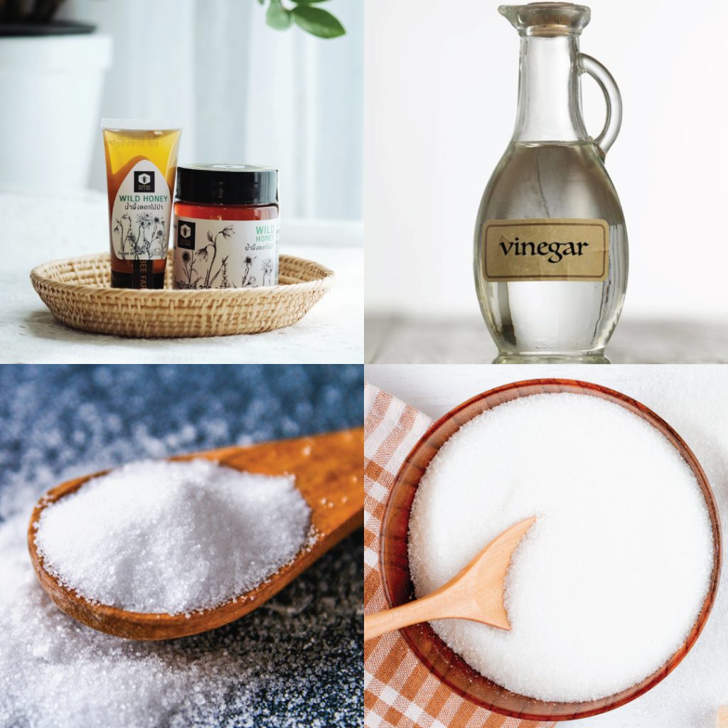 ส่วนผสมกระเทียมโทนดองน้ำผึ้ง