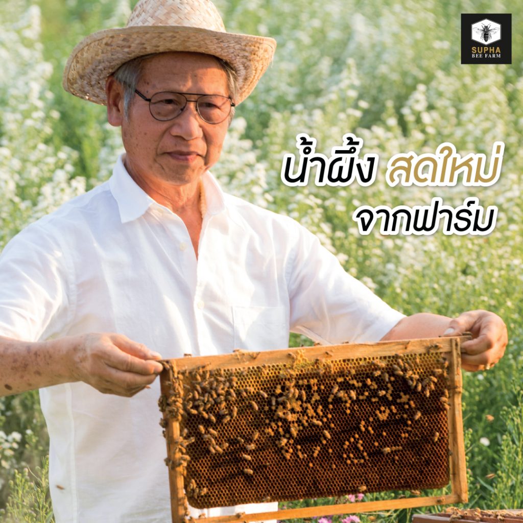 น้ำผึ้งจากสุภาฟาร์มผึ้ง